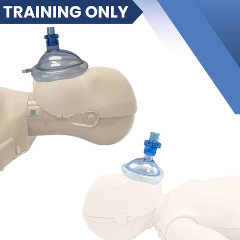 Pack 5 5 Combo of CPR Training Masks, Adult & Infant with Valves, MCR Medical