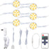 Closet Cupboard Bar Uplight Downlight Fixture, LED Under Cabinet Puck Lighting KIt,