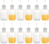 ULAB 12pcs Vol.125ml/4.2oz Drop Dispensing Bottles - LDPE Material, Laboratory Drip Bottle, Watercolor Pigment Bottle