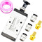 TAILONZ PNEUMATIC 3/8"NPT 5 Way 2 Position Air Hand Lever Operated Valve, Manual Control Push-Pull