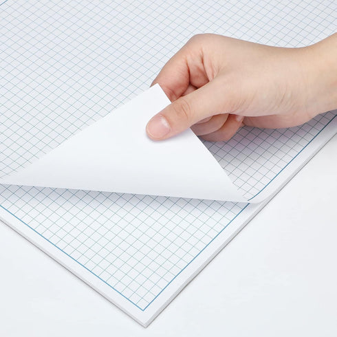 Eaasty 200 Sheets Engineering Graph Paper Grid Notepad Drafting Blueprint Engineering Paper Grid Paper Pad, 50 Sheets/Pad (11 x 17 Inch)
