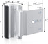 800lbs Door Reinforcement Lock Withstands of Force - Silver Extra Proof Door Lock for Kids Safety Drilling Required