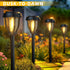 6 Pack 6 Pack DERAYSION Solar Lights Outdoor, Solar Pathway Lights Waterproof Garden Landscape Lighting for Path, Yard