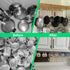12 Pcs Heavy Duty Ceiling Hooks for Hanging Plants, 2.9 inches White Vinyl Coated Screw in Plant Hooks for Indoor