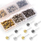 Yalis Push Pins Map Tacks 1/8-Inch Retro Metallic Color Beads Head Marking Pins, 300-count
