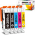 Miss Deer Compatible Ink Cartridge Replacement for Canon 280 281 PGI-280XXL CLI-281XXL for Pixma TR8520 TR7520 TS6120