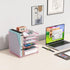 gianotter Desk Organizers and Accessories - 6-Tier Paper Organizer with Magazine Rack, File Organizer for Desk, Office