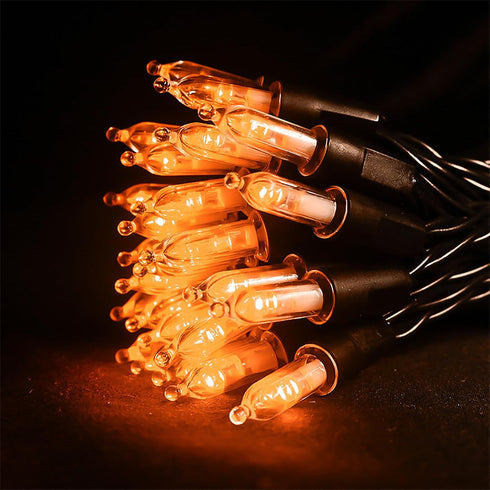 16ft 50 8 2 MULTI-SPARKING Battery Operated Halloween Lights LED Mini String Lights for Small Tree, Wreath, Crafts