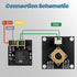 STARDRONE 1200TVL 1.8mm 160 1/3" CMOS 2.5g FPV Camera Lens Wide Angle Lens PAL and NTSC Modes Sensor Micro Camera Kit