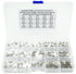 750Pcs 15-Size Metric M1 M1.2 M1.4 M1.6 M1.7 304-Stainless Steel Phillips Self-Tapping Screws Assortment Kit
