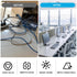 JTemgle 2" Grommet, 2 Spring Desk Plastic Cable Hole Cover Computer Table Cord Wire Organizer Caps Desktop Cord