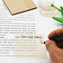 Pastel Transparent Sticky Notes, 4 Pads 3X3 Inch See Through Annotating Sticky Notes for Office School Supplies