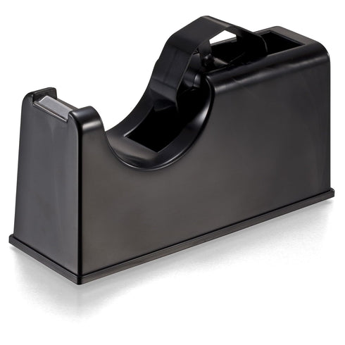 Officemate Heavy Duty Tape Dispenser, 2-in-1 for 1-Inch and 3-Inch Core, Black (96699)