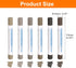 6 4-9 HARFINGTON Wood Filler Sticks Colors Wooden Wax Touch Up Furniture Repair Crayons for Medium Brown
