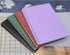 Yansanido Spiral Notebook, 4 Pcs, 10 Inch x 7.4 Inch, B5 Thick Plastic Hardcover, 7mm College Ruled, 80 Sheets, Dark