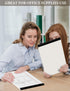 Note Pads 8.5 x 14 Wide Ruled, 4 Pack Legal Pads, 30 Sheets/Pad, White Lined Paper Tablets