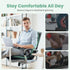 Tailbone Seat Cushion and Lumbar Support Pillow for Office Chair, Wheelchair, Memory Foam Coccyx Cushion for Sciatica