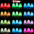 Flamless 18-key 12 Eldnacele Ghost Flickering Candles with Remote and Timer, Color Changing Battery Operated Spooky