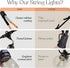 27 Commercial Bulbs 1W 12 Bulbs Brightech Ambience Pro Ft Solar Powered String Lights - Grade Waterproof Patio Lights