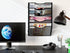 PAG 5 Tier Hanging Wall File Holder, Mesh Office Organizer for Papers/Folders/Files, Black