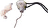 Gardner Bender GSW-31 Electrical Pull Chain Switch, SPST, ON-OFF, 6 A/125V AC, Nickel, 6 inch Wire Terminal