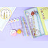 Molang Figure Cartridge Pencil Set, 4pcs Kawaii Korean Stationery, Cute Refillable Mechanical Pencils