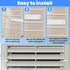 Set 20PCS 20PCS Plantation Shutter Repair Kit Includes Spring Loaded Shutter Repair Pins and Plantation Shutters