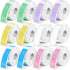 Marspark 1920 Pieces Label Tape Print Stickers, Laminated Labeling Paper for D30 Portable Printer, 160/Roll, 12 x 40 mm