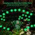 Halloween Decorations Solar Spooky Lights Outdoor - 2PACK 16LED Green Firefly Lights for Halloween Party Decor,