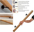 PAUANI 1ft-20ft 1ft/30c Wall Mount Stair Railing Handrail - Wooden Stair Handrail, Indoor Safety Anti-slip Support Rod