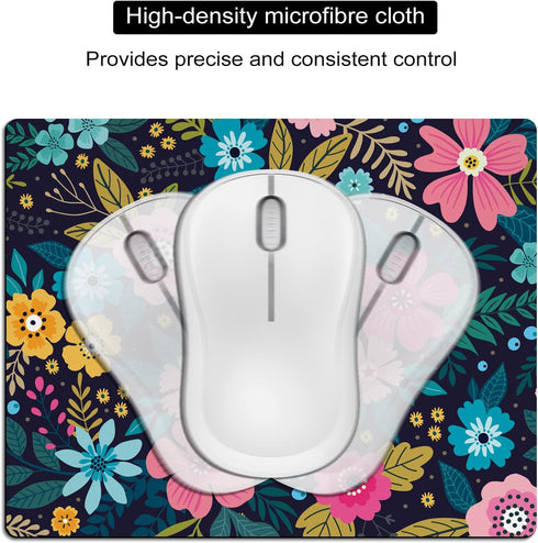 Small Mouse Pad - Cute Mini Mouse Pads for Wireless Mouse and Laptop, Portable Waterproof Mouse Mat (5.5 x 7 in)