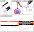 450 Pcs Heat Shrink Tubing Kit, 14 Sizes Black Heat Shrink Tube, Electric Heat Shrink