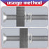 8#-32 Flat Countersunk Head Machine Screws, 192Pcs 304 Stainless Steel Phillips Fasteners Kit