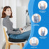 Seat Cushion for Office Chair, Car Seat, Airplane, Bleacher, Non-Slip Chair Pad, Memory Foam Butt Pillow for Desk,