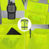 TCCFCCT Reflective Safety Vest for Men, 5 Pockets Durable High Visibility Construction Vest, ANSI/ISEA Standards,