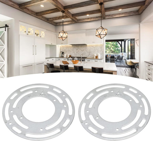 4in Light Fixture Mounting Bracket Galvanized Stainless Steel Wall Lamp Ceiling Fan Chandelier Mounting Bracket