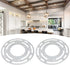 4in Light Fixture Mounting Bracket Galvanized Stainless Steel Wall Lamp Ceiling Fan Chandelier Mounting Bracket