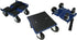 Shepherd Hardware 9298 Snowmobile Dolly Set, 1000-lb Load Capacity, Blue