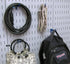 Wall Control Long Reach Hook Pack, 2-7/8in, Slotted Metal Pegboard Hooks, Blue