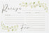 C.R. Gibson Q16-24814 Wedding Shower Recipe Cards and Invite Enclosure Cards, 40pcs, White