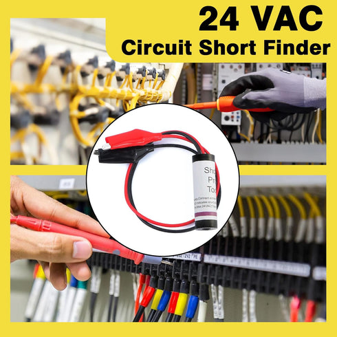RJIALIQF 24 Resettable Reset Short Pro Tool - VAC Circuit Short Finder Quickly Locate Shorts in HVAC Fuse Saver