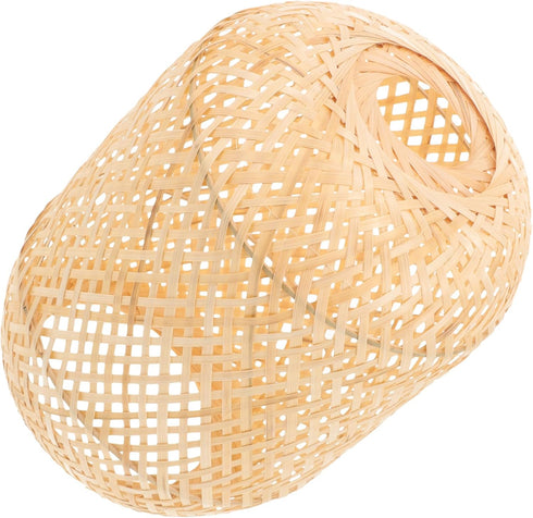 DOITOOL Rattan Lamp Shade, Boho Bamboo Lamp Shade, Natural Wicker s, Chandelier Covers, Small for Pendant Light