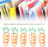 Paper Clip, 100 Pcs Metal Carrot Shaped Paperclips, Office Supply Accessories