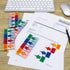 Message Flags Assorted Colors, "Sign Here"/"Notarize"/"Initial Here", 800 Pages Total, Easy to Post