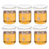 PATIKIL 300ml Low Form Glass Beaker, 6 Pack of 3.3 Borosilicate Glass Measuring Cups with Spout