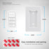 Dimmable, 81795 Enbrighten One-Touch Sync Remote Control, Add-on Light Switch for Under Cabinet Lights, Wireless