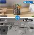 MaxGear Magnetic Pen Holder, 2 Pack Mesh Pencil Holder for Desk Storage, Extra Strong Magnets for Locker, Refrigerator