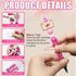 HEYUNG 15 Sets Valentine's Day Beadable Pens - Heart Silicone Beads Pens with 133PCS Pink Spacer Beads