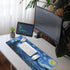 Van Gogh Starry Night Extended Large Gaming Mouse Pad, 31.4"x11.8" Non-Slip Rubber Base XL Mousepad