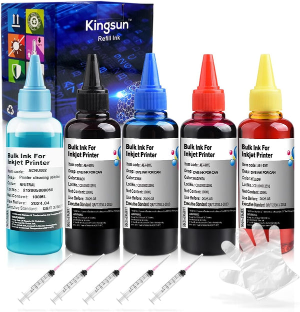 Ink Refill Kit for Canon 210 240 243 245 250 270 280 CL 241 244 246 251 271 281XL PGI-225 CLI-226 PGI-1200 PGI-2200